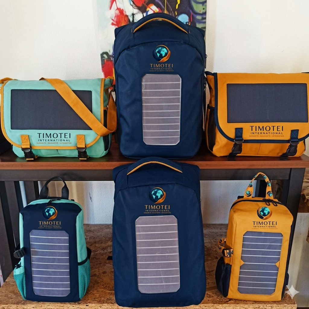 Solar backpack viewing angle